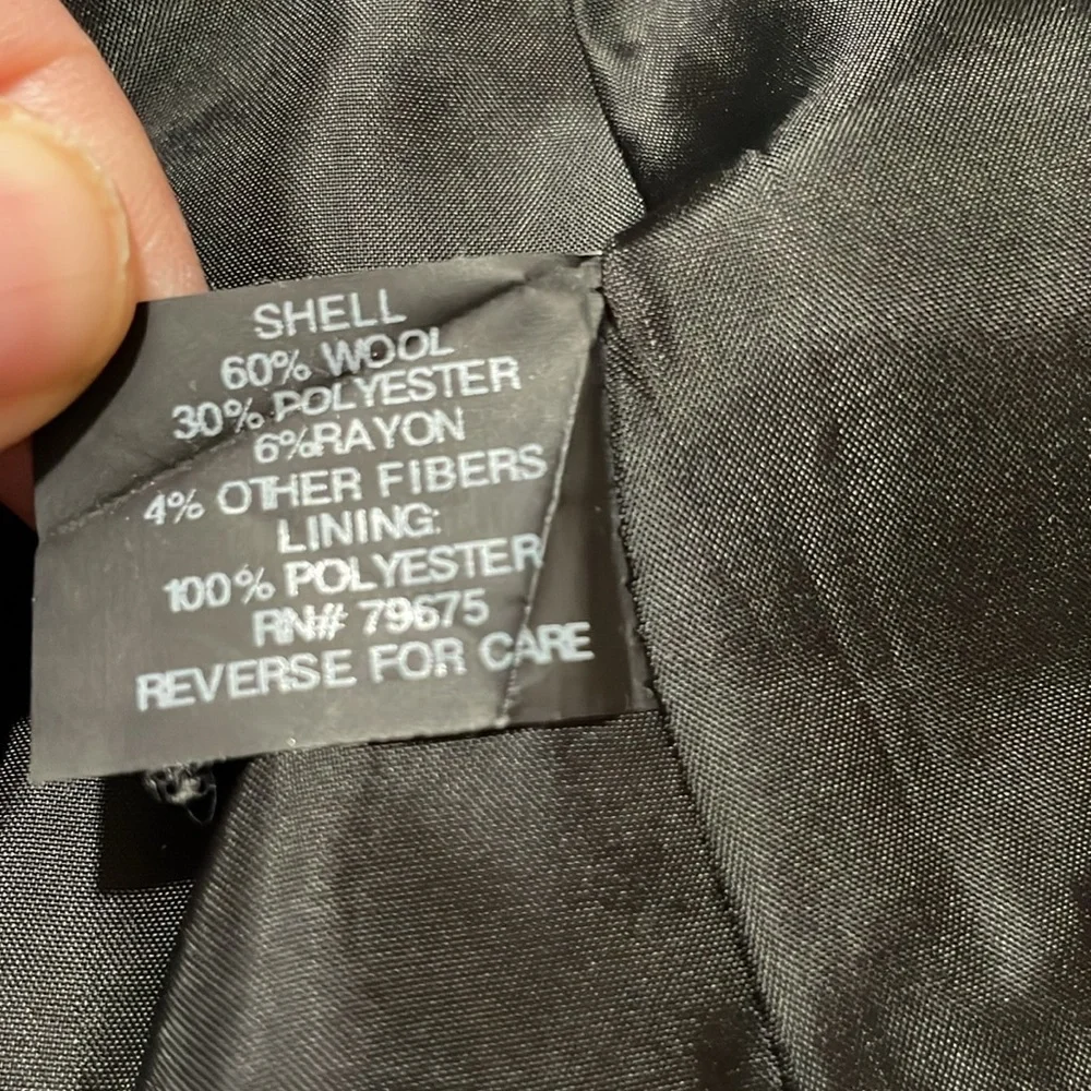 Avanti‎ Wool Blend Zipper Hooded Coat - Picture 9 of 10